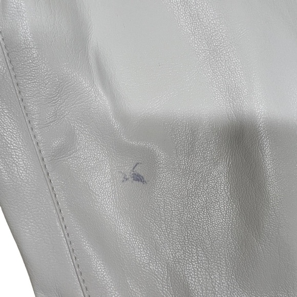 Alice + Olivia FLAWED Marshall Vegan Leather High Rise Cropped Pant NWT 8 - Picture 11 of 11
